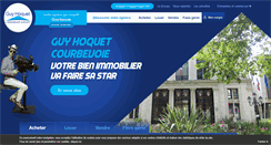 Desktop Screenshot of guyhoquet-immobilier-courbevoie.com