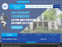 Tablet Screenshot of guyhoquet-immobilier-courbevoie.com